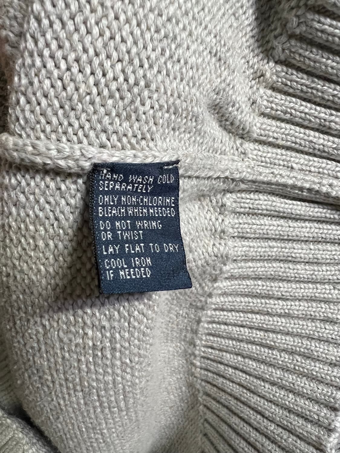 폴로 랄프로렌 그레이 니트 XXL 상품이미지4