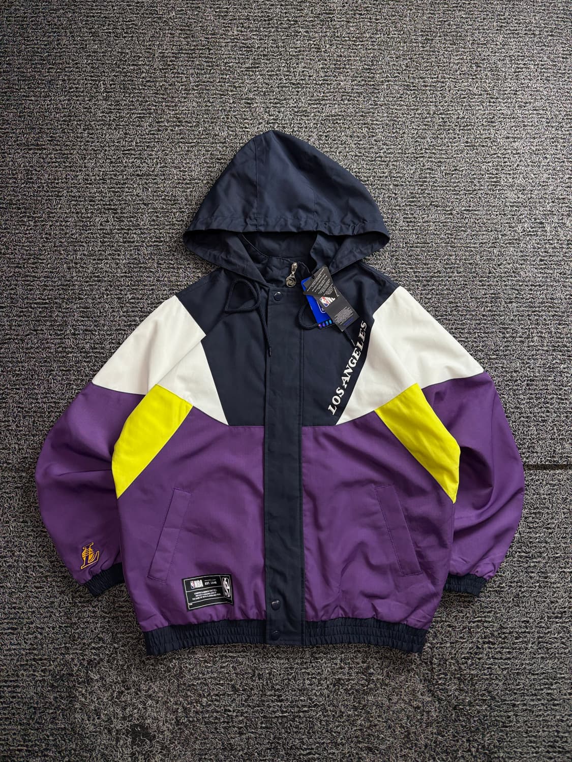 NBA LA레이커스 빅로고 컬러블럭 바람막이 2758 상품이미지2
