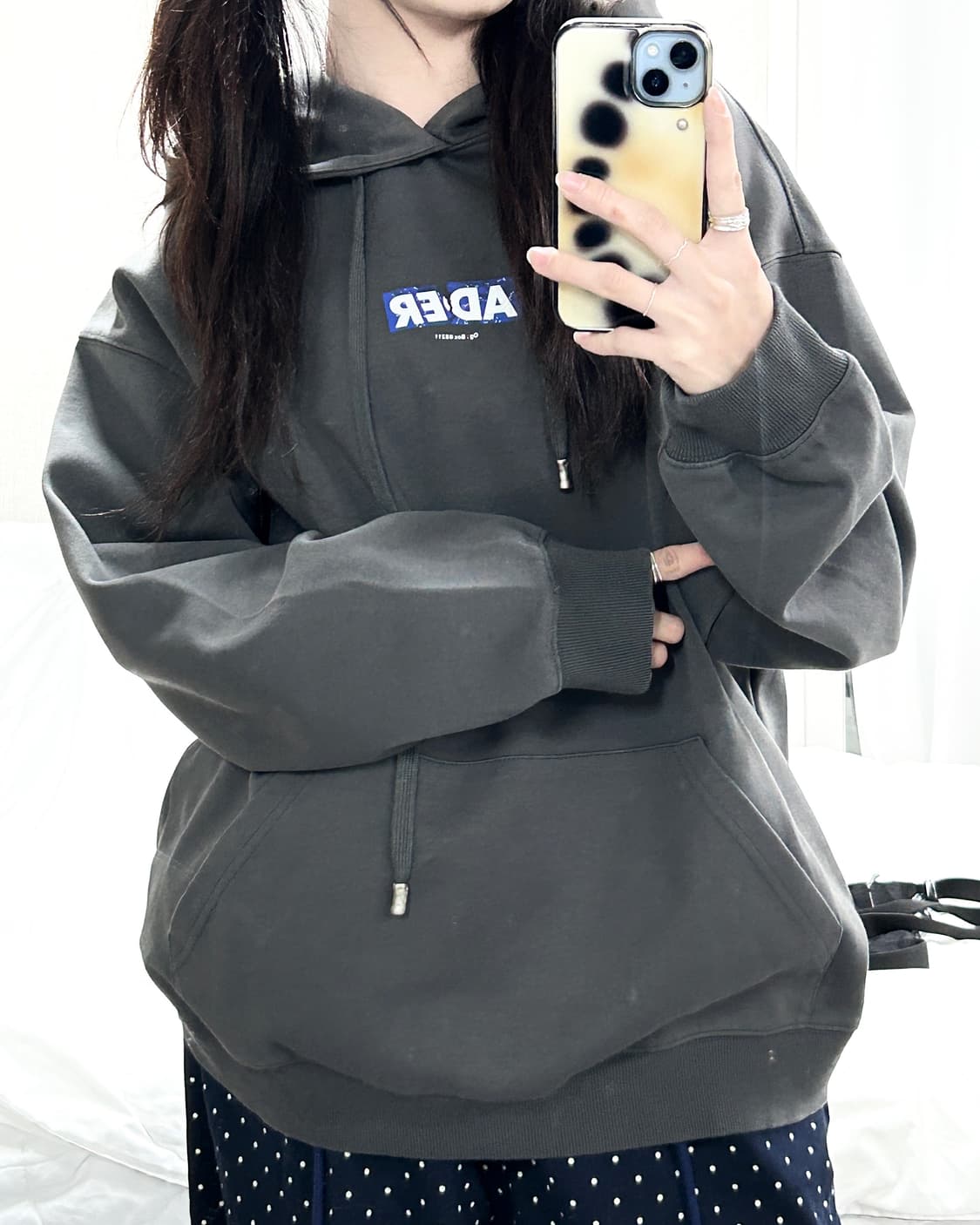 아더에러 오리진 박스 차콜 후드 상품이미지4