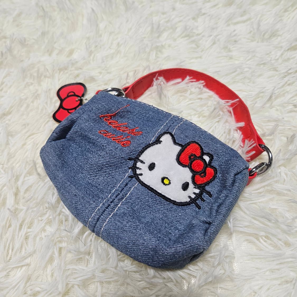 헬로우키티 데님 초미니 파우치백  상품이미지2