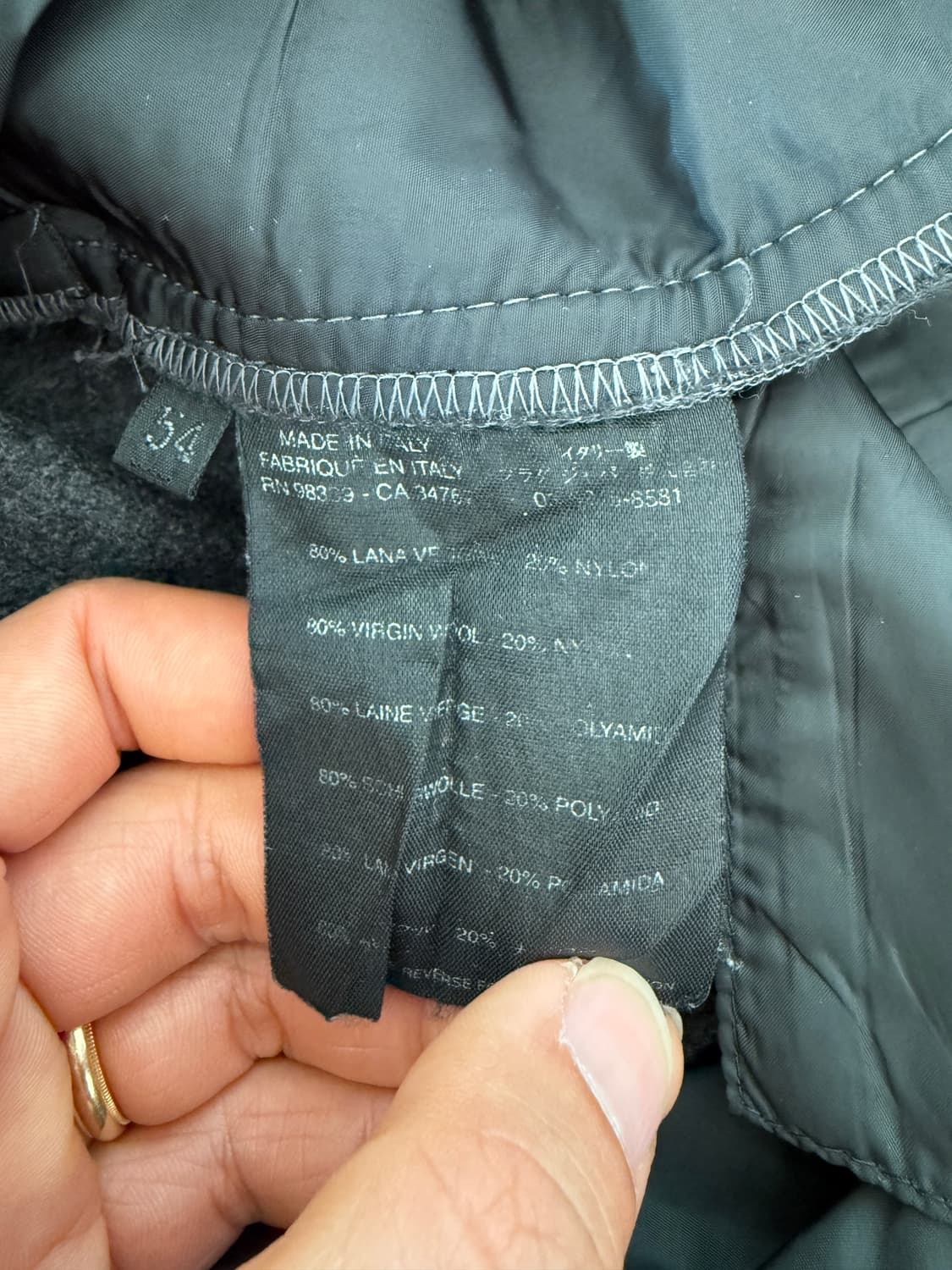 올드 프라다(PRADA) 울 팬츠(ITALY, riri) 상품이미지10