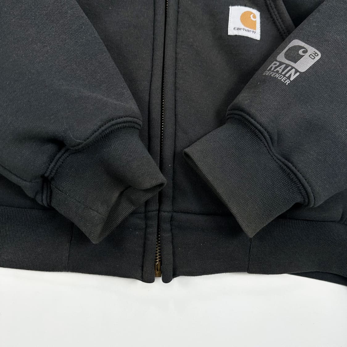 칼하트 OG 레인디펜더 썬 페이드 써멀 후드집업 챠콜 S 상품이미지5