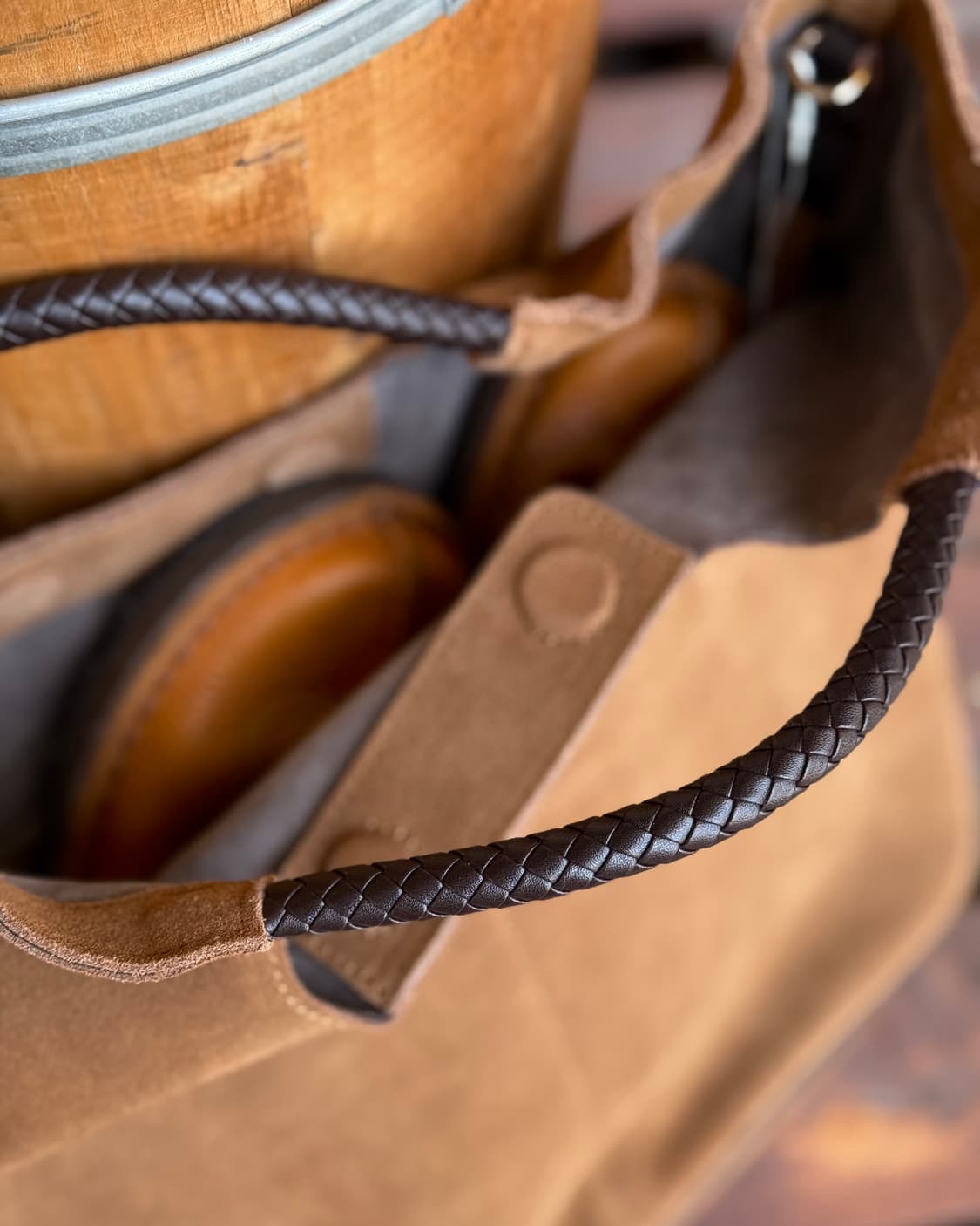 스토리. 스웨이드 핸드백 상품이미지8