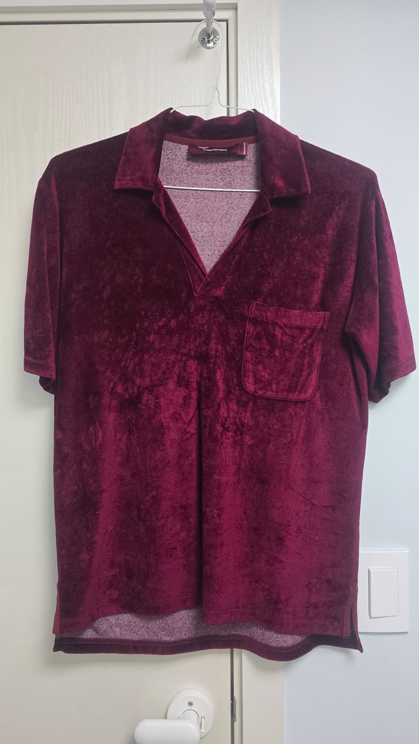 시스마잔 버건디 폴로 셔츠 상품이미지1