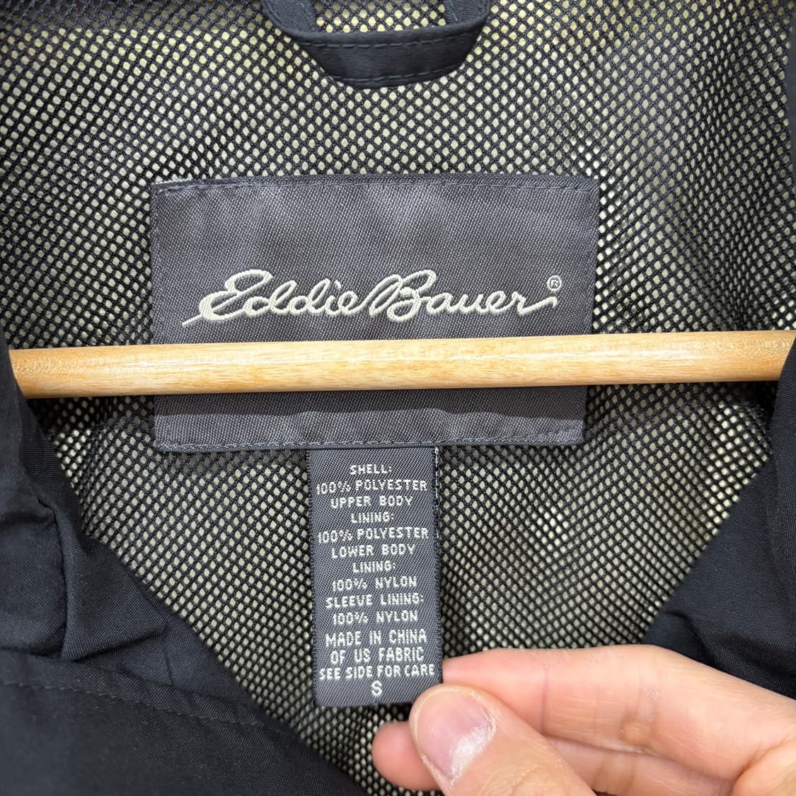 에디바우어 블랙 고어텍스 자켓 남성S 상품이미지3