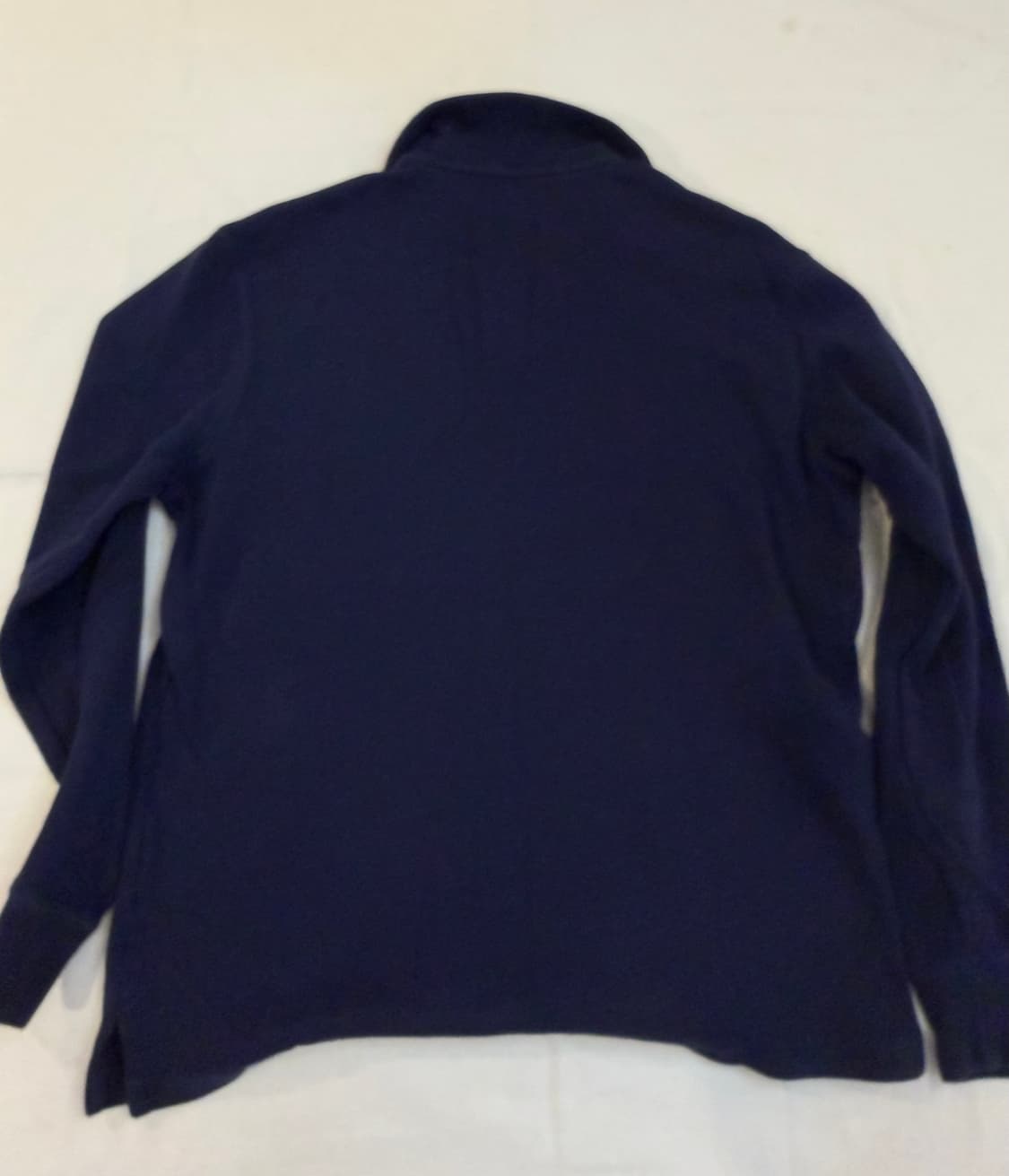 폴로 랄프로렌 반집업 코튼 니트 네이비 상품이미지3