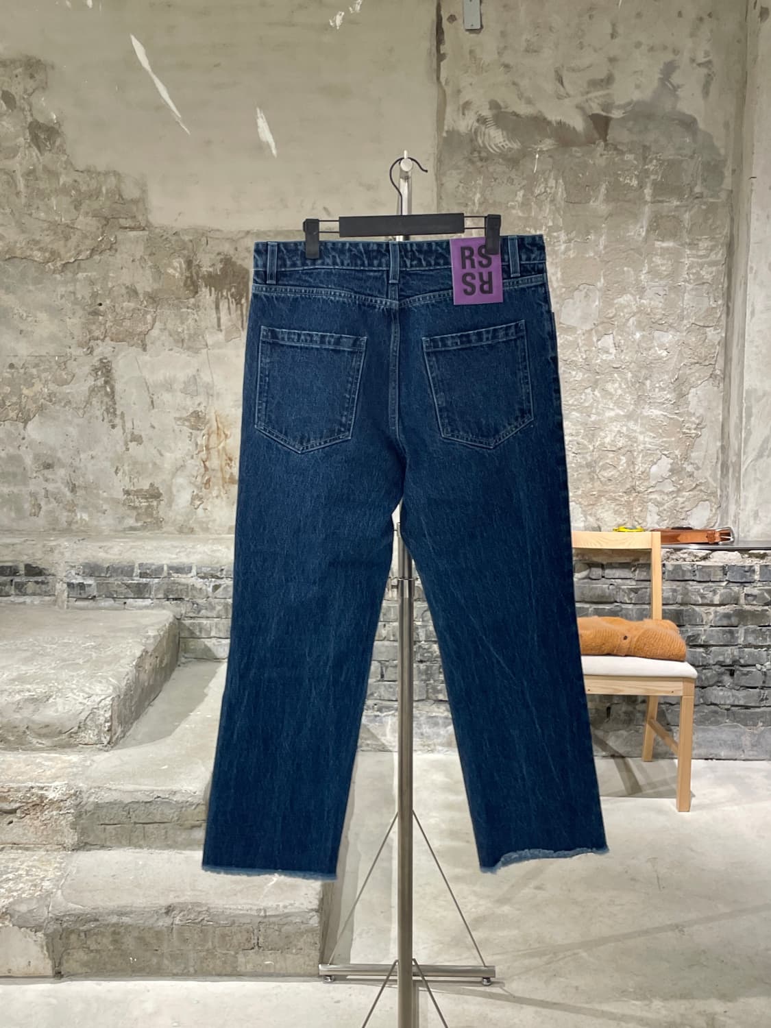 라프 시몬스 21S/S 픽쳐 패치 크롭드 데님 팬츠 상품이미지6