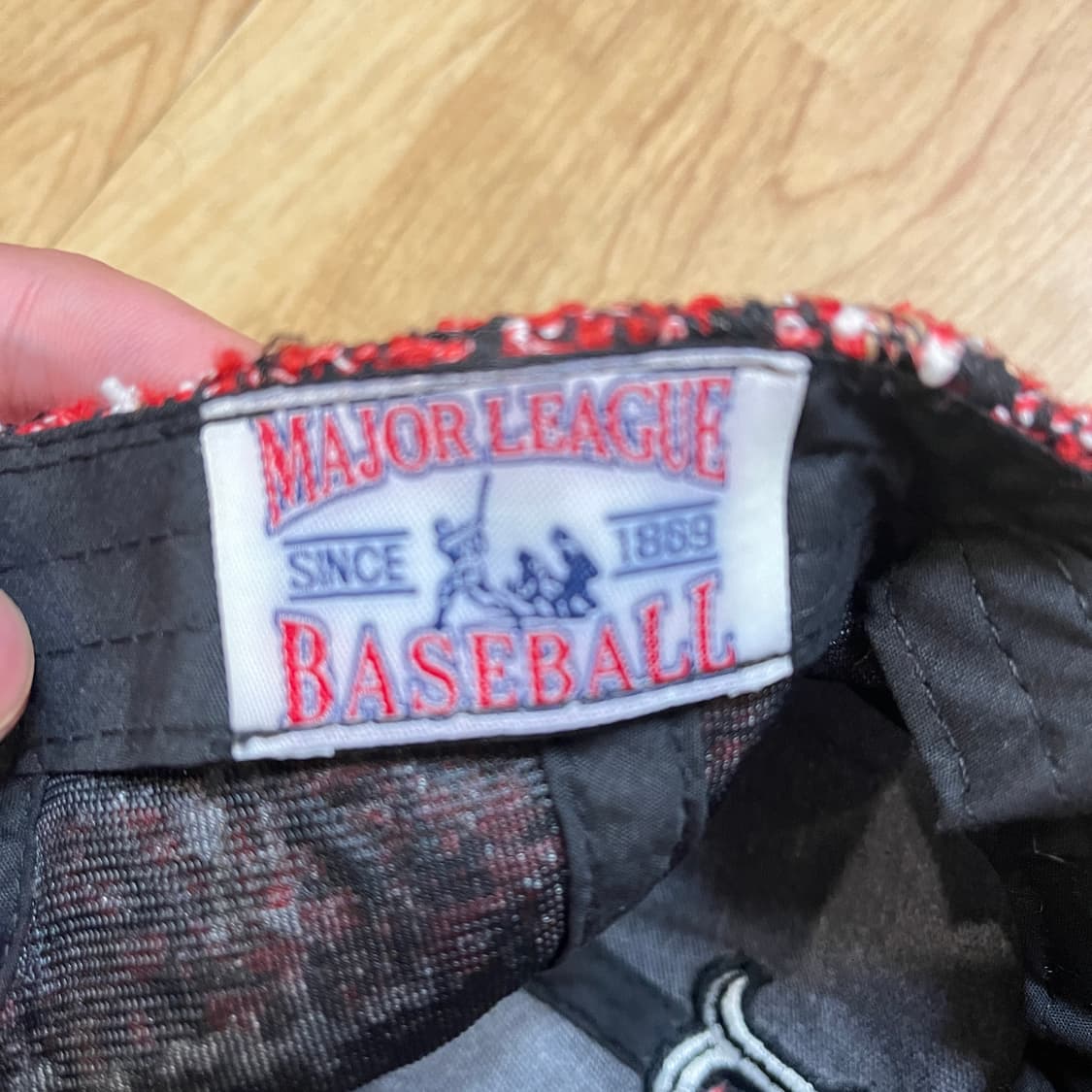 MLB 제니 트위드 커브 조절캡 상품이미지8