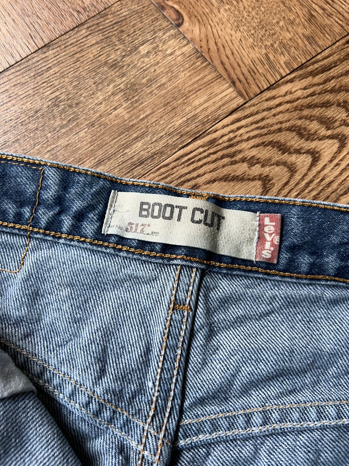 [31]00's 리바이스 USA 517 멕시코제 플레어 데님 팬츠 상품이미지5