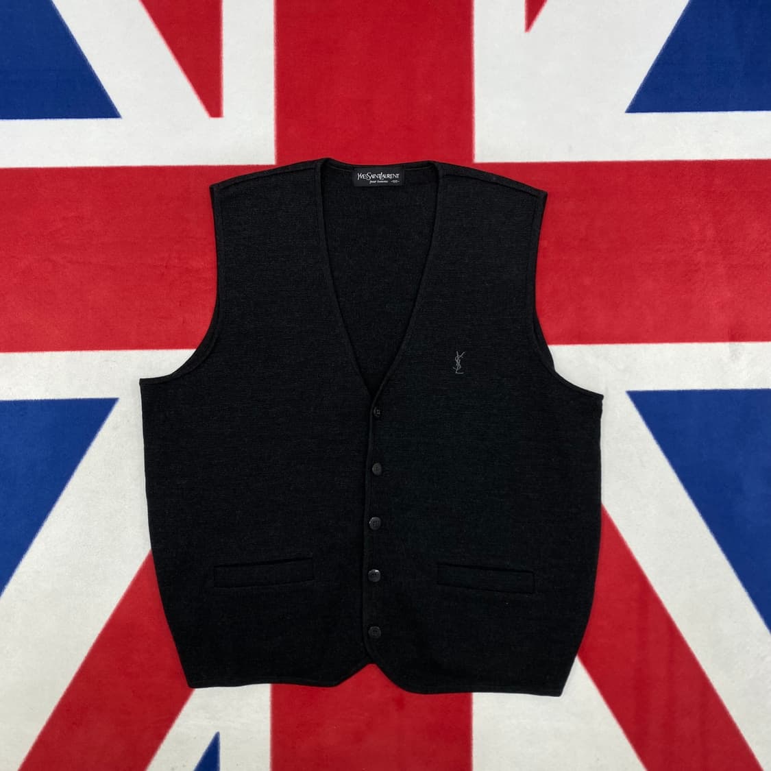 YSL 브이넥 조끼베스트 100 상품이미지1