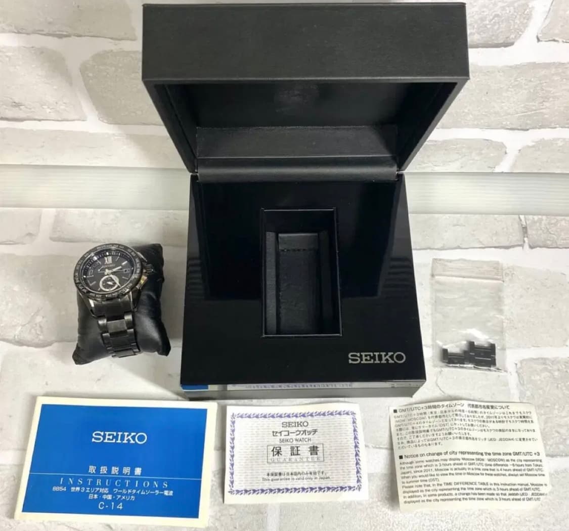 세이코 브라이츠 월드타임 시계 상품이미지3