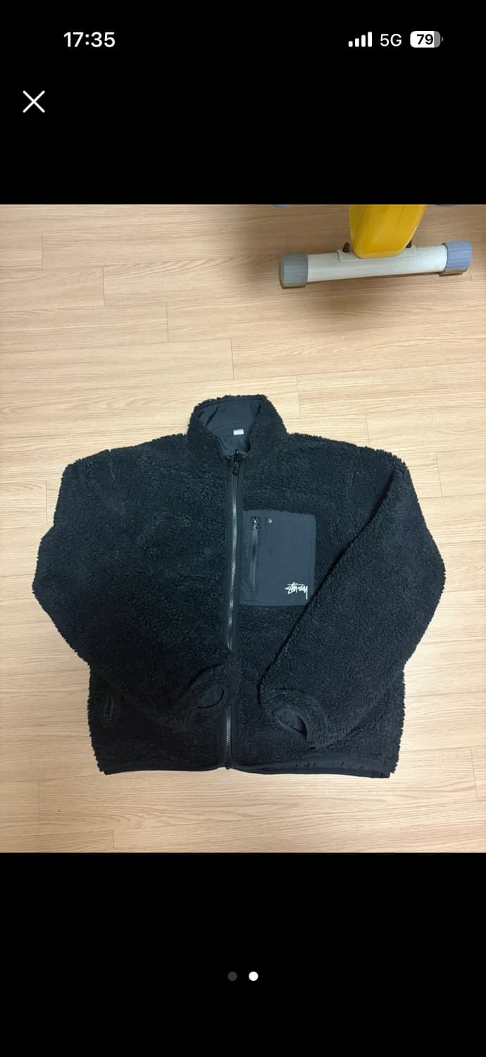 스투시 쉐르파 리버시블 블랙 m 상품이미지2