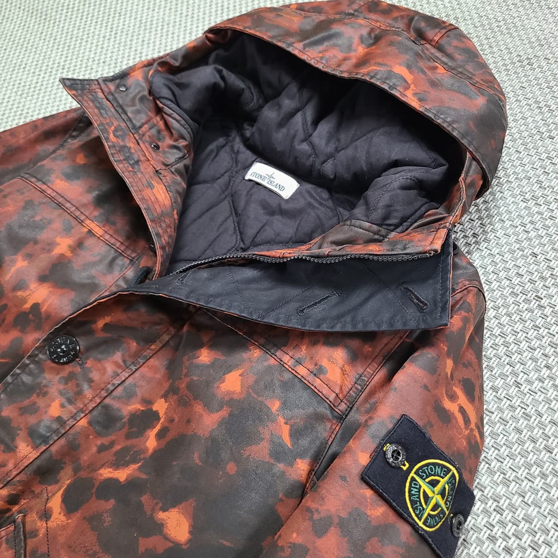 [M/백화점판] 스톤아일랜드 라소고마트 용암 점퍼 상품이미지3