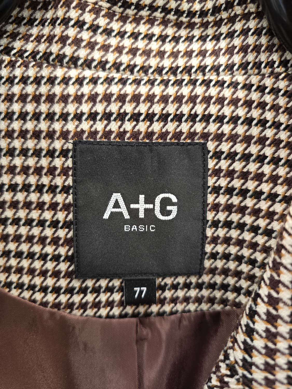 A+G 엣지 체크 자켓 77 상품이미지7