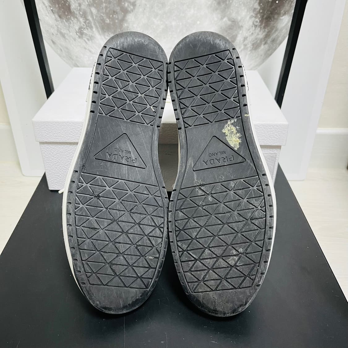 정품 6) 프라다 로고 디스트릭스 스니커즈 255~260 상품이미지5