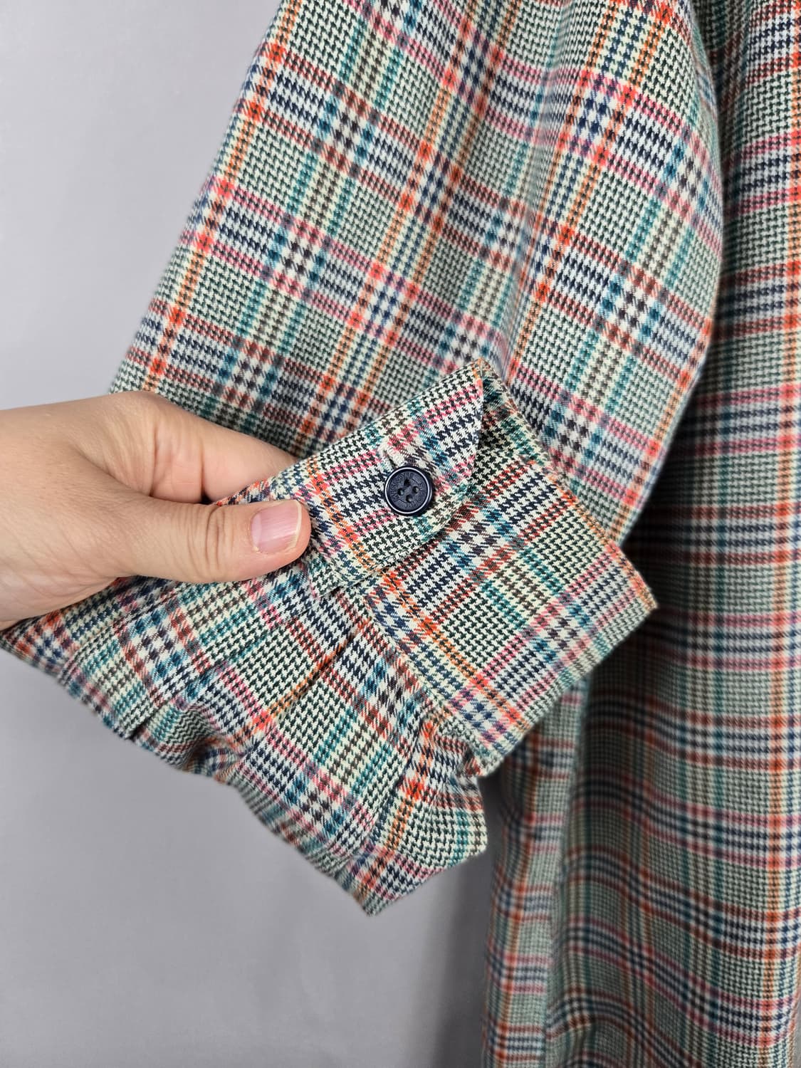 [무료배송]MISSONI 미쏘니 스포츠 S 남성 빈티지 긴팔 체크 셔츠 상품이미지5