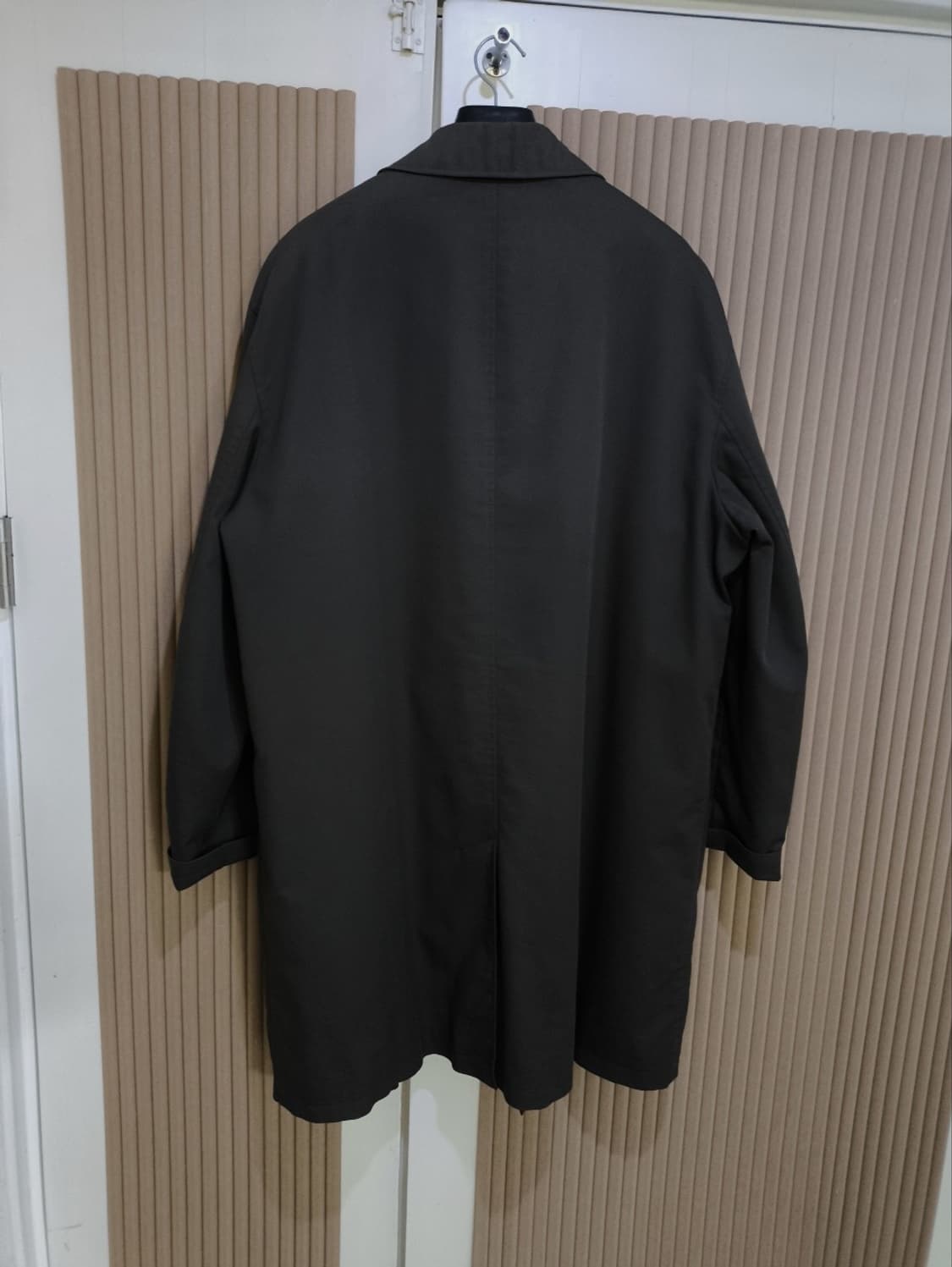 버버리 빅사이즈 오버핏 맥코트 진카키 내피 포함 상품이미지5