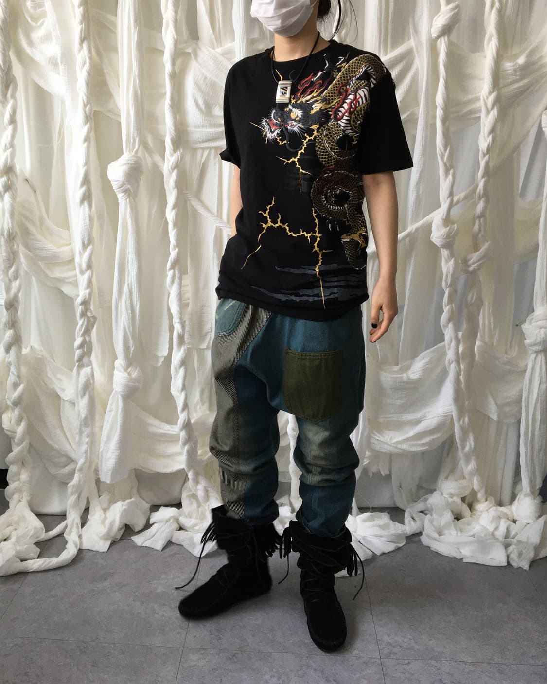 Oriental printing t shirt 상품이미지10