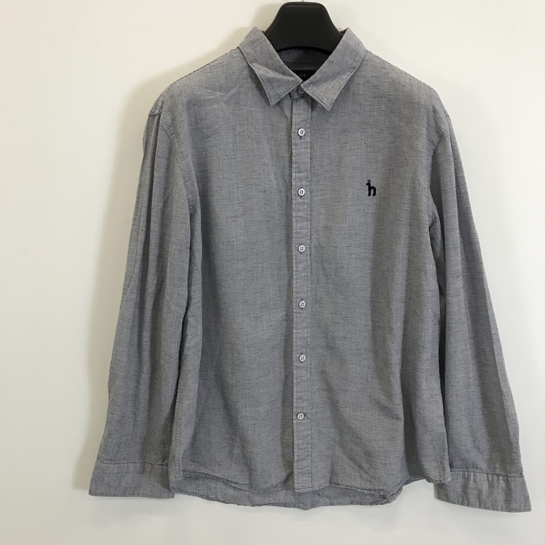 헤지스 린넨 혼방 시어서커셔츠 [115사이즈] 상품이미지1