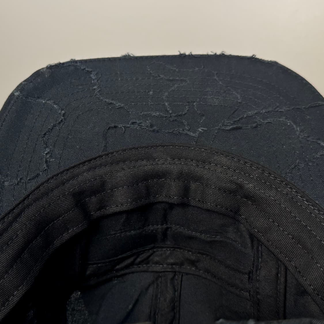 슈프림 레이어드 카모 캠프캡 블랙 상품이미지6