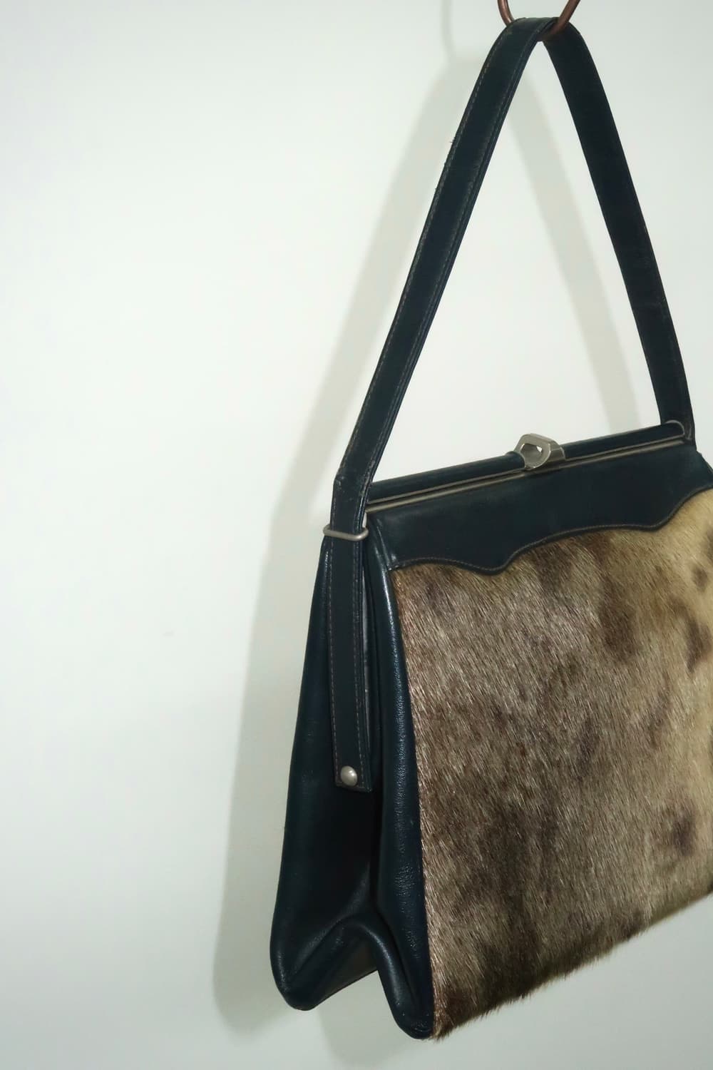 60’s Sealskin handbag made in Canada 상품이미지6