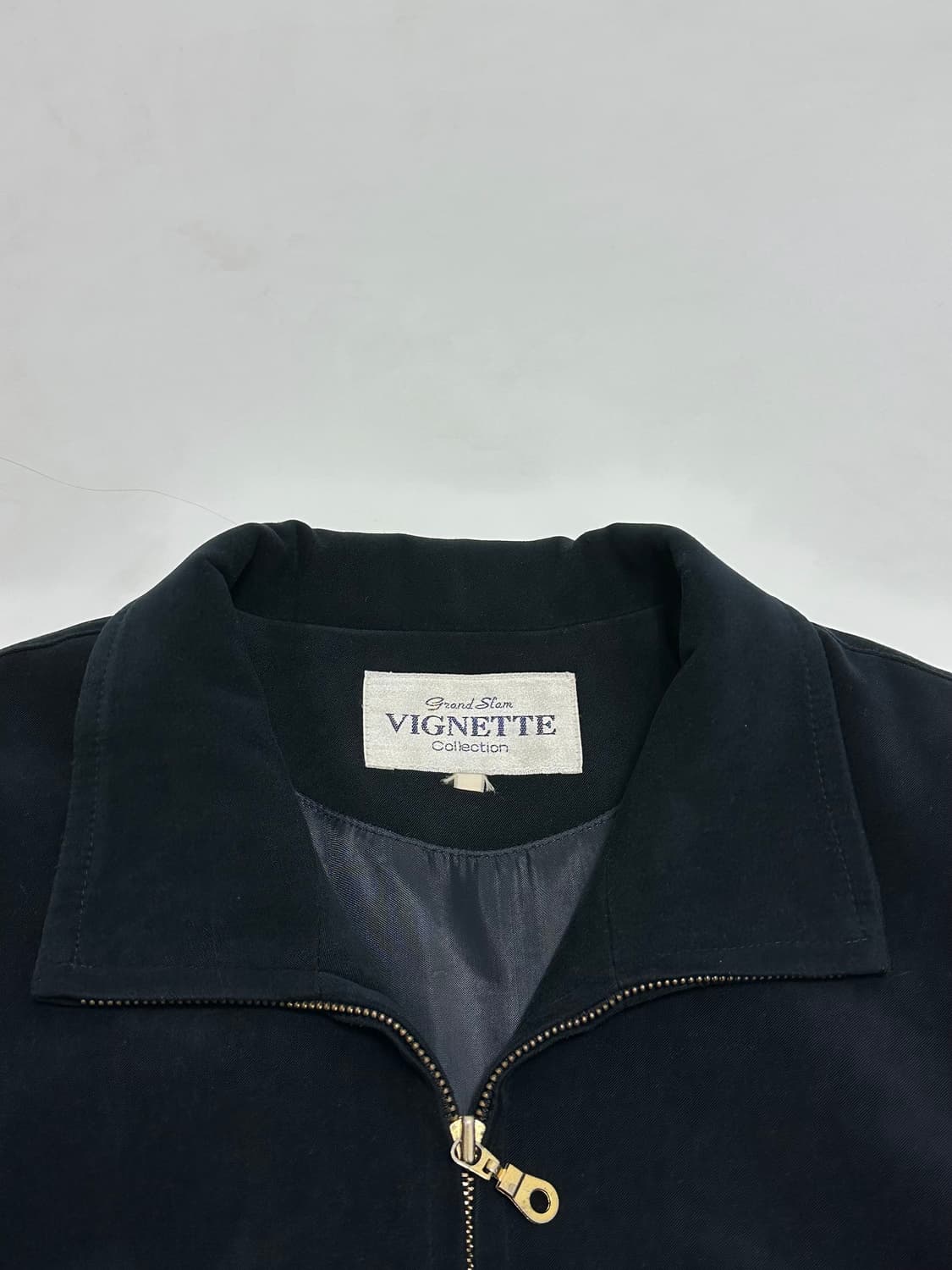 VIGNETTE 울 하이넥 블루종 자켓 상품이미지9