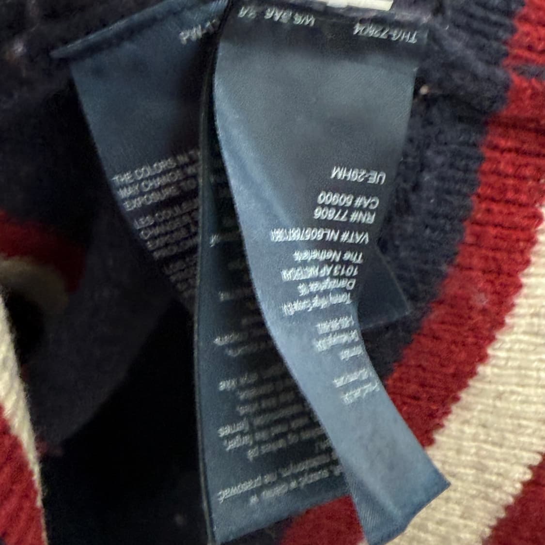 타미힐피거 멀티 스트라이프 혼방 니트 S 상품이미지3