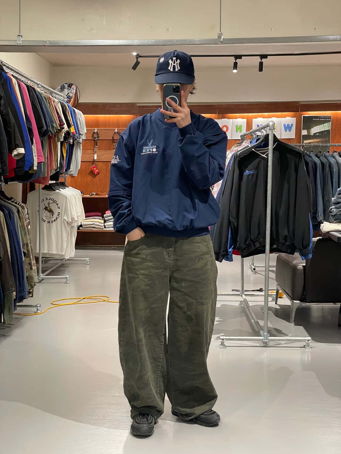 빈티지 3 in 1 바람막이 웜업   상품이미지3