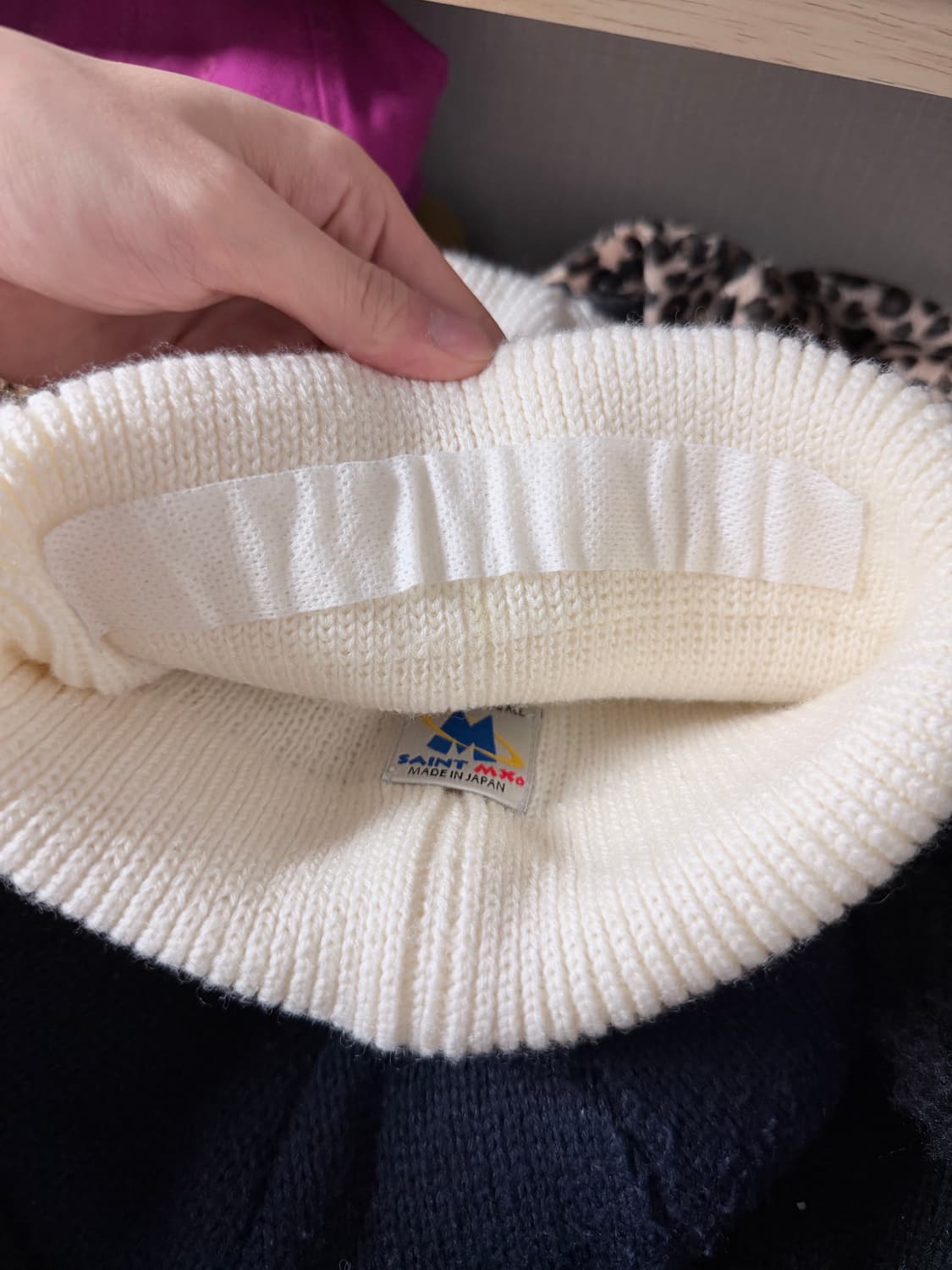 SAINT Mxxxxxx WHITE BEANIE 상품이미지4