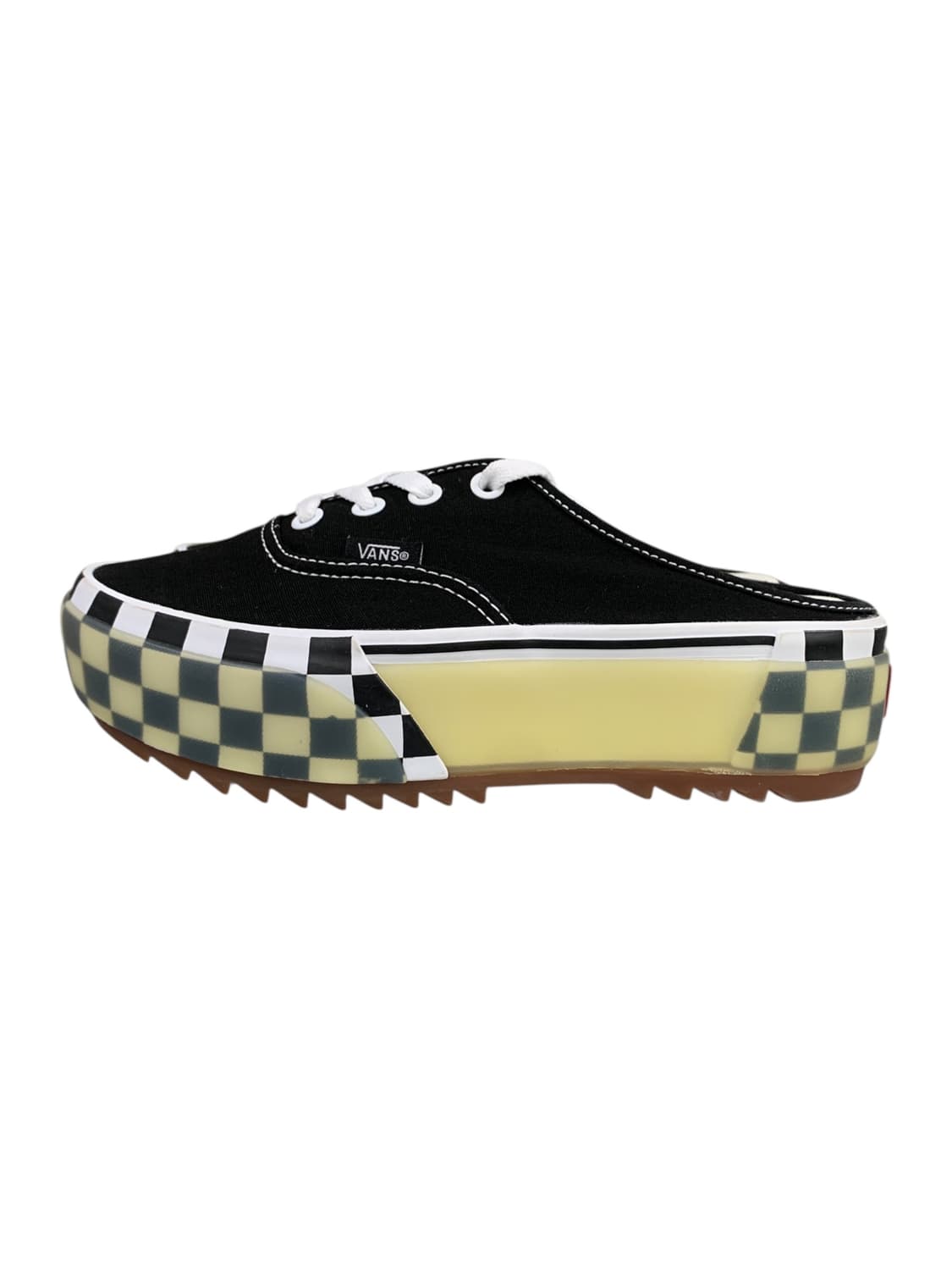 반스 어센틱 뮬 스택드 블랙 230 상품이미지1