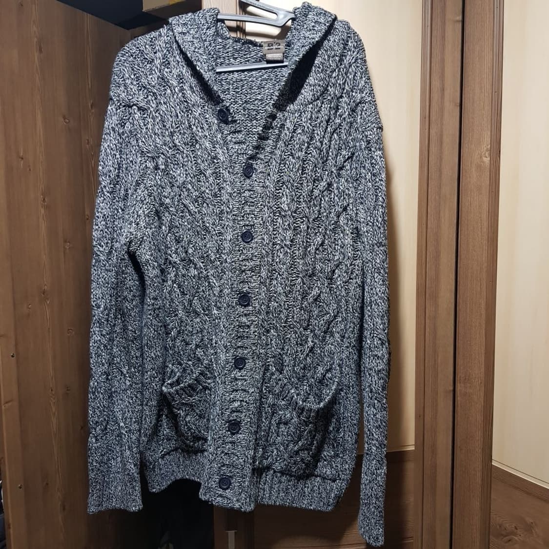 100 / 미국 비투브랜드 후드 케이블니트 가디건/ 402-2026 상품이미지4
