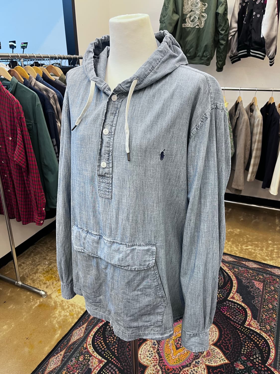 폴로 랄프 로렌 버튼 데님 아노락 상품이미지1