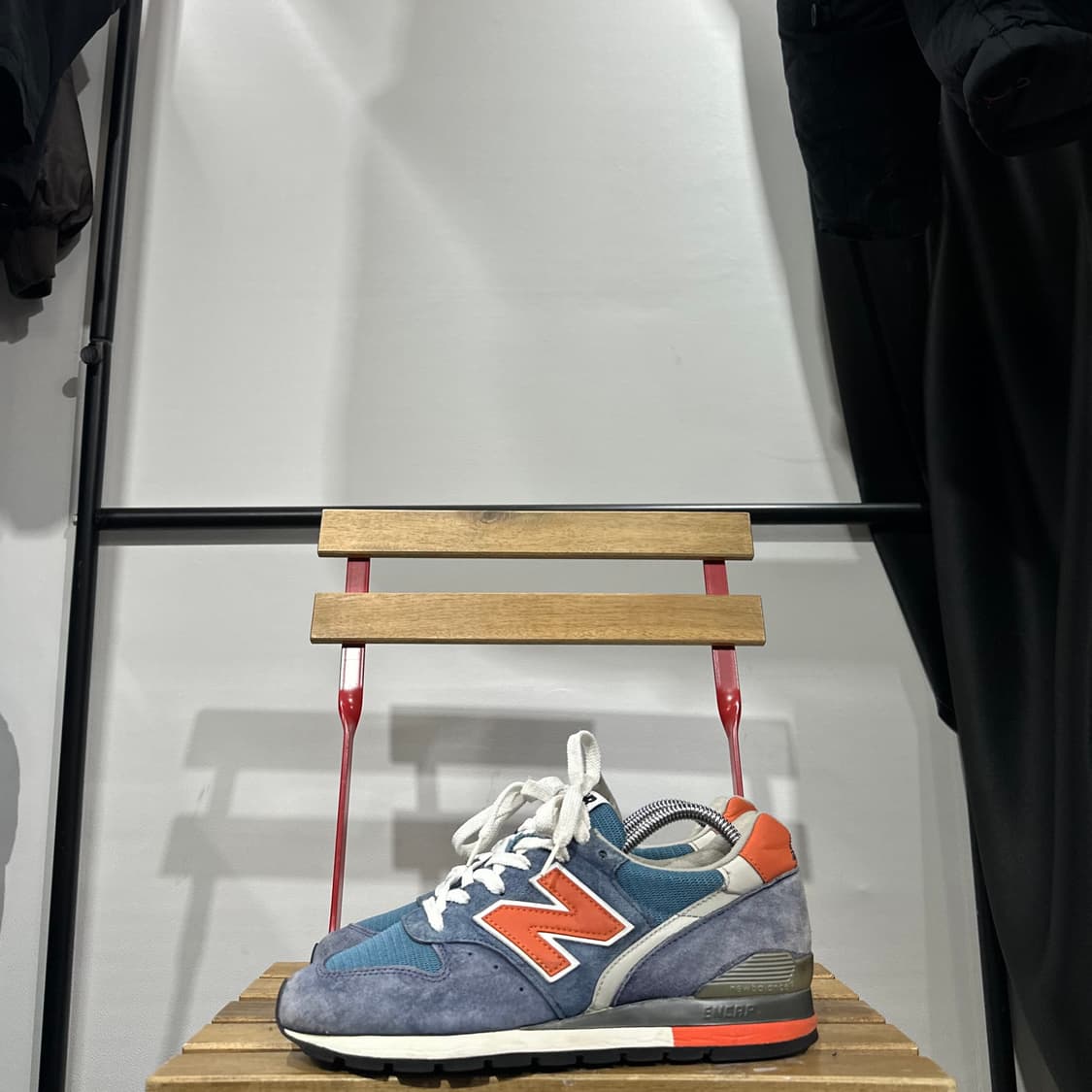 260) USA 뉴발란스x제이크루 운동화 M996 네이지 오렌지 상품이미지3