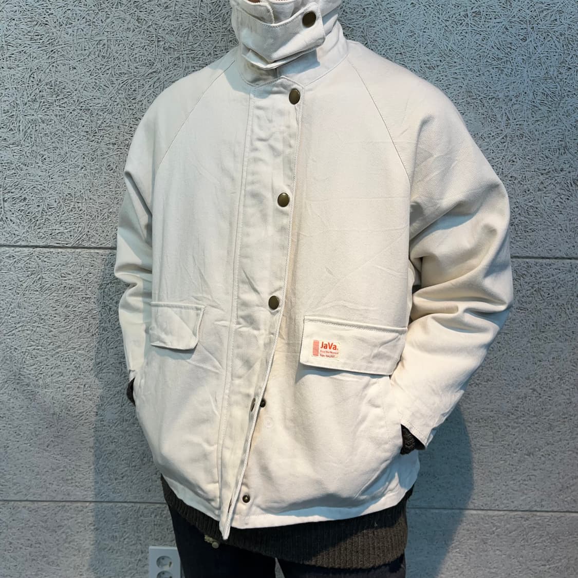 VTG 풀오버 화이트 자켓 상품이미지6