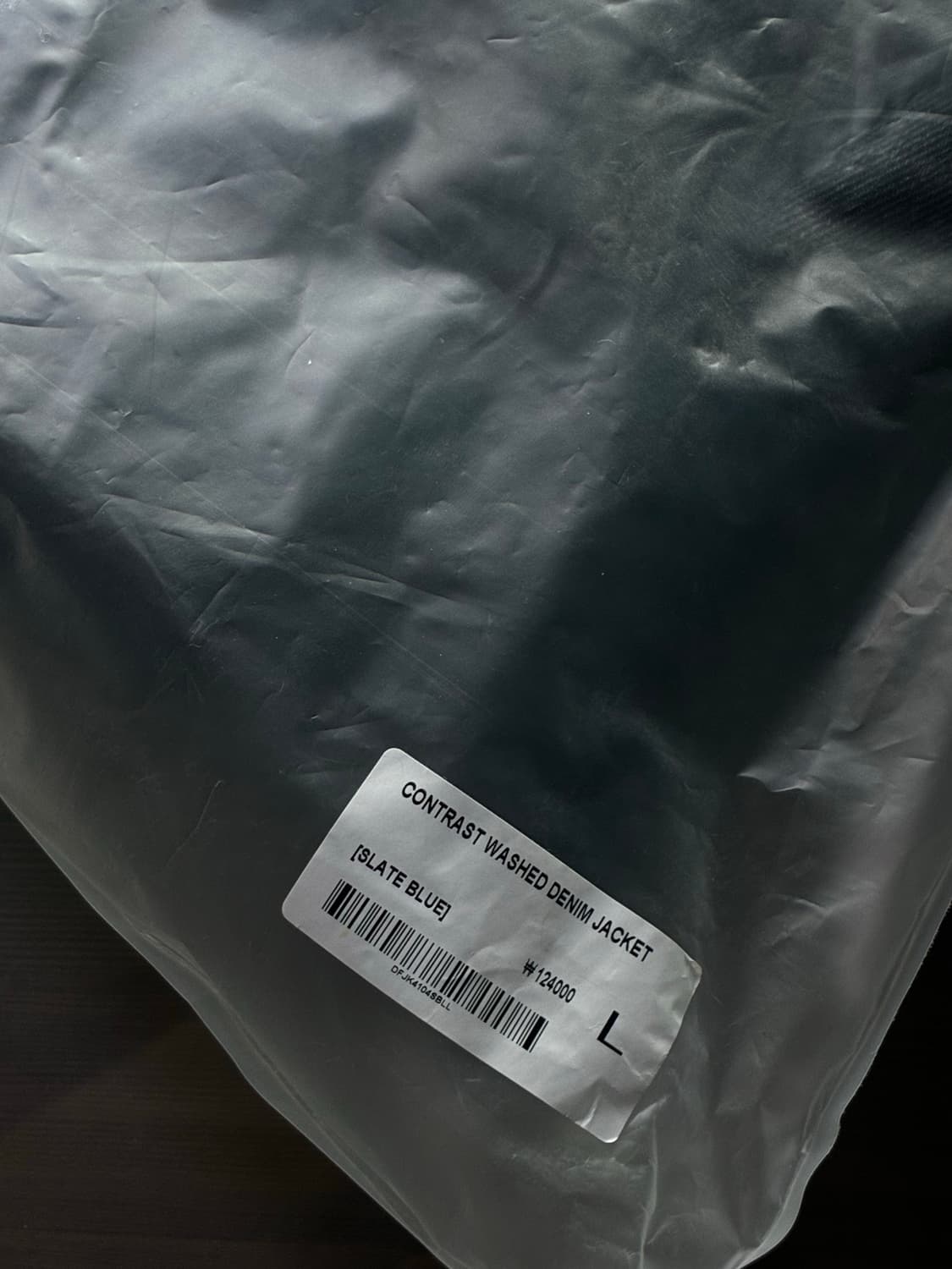 (새상품)(L) 드로우핏 콘트라스트 워시드 데님 자켓 청자켓 판매 상품이미지9