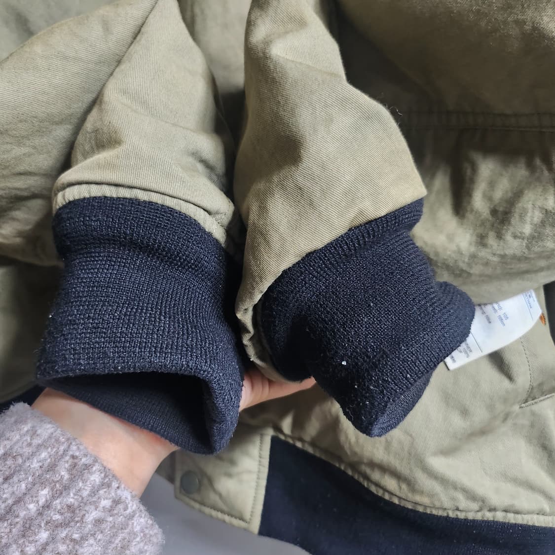 Xl 나이키 스투시 리버리블 자케 카키 상품이미지2