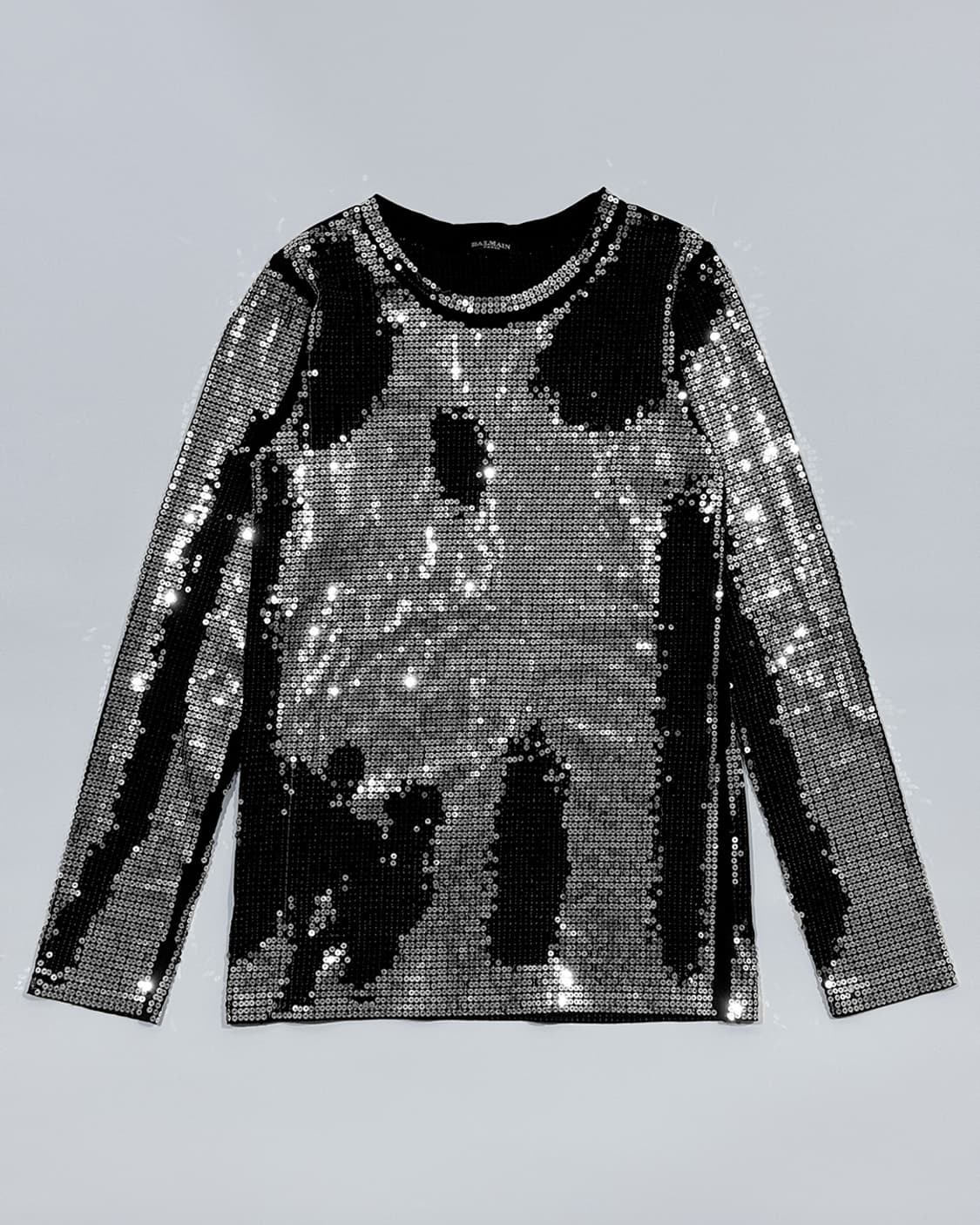 Balmain FW10  Silver Sequin Long Sleeve 상품이미지1