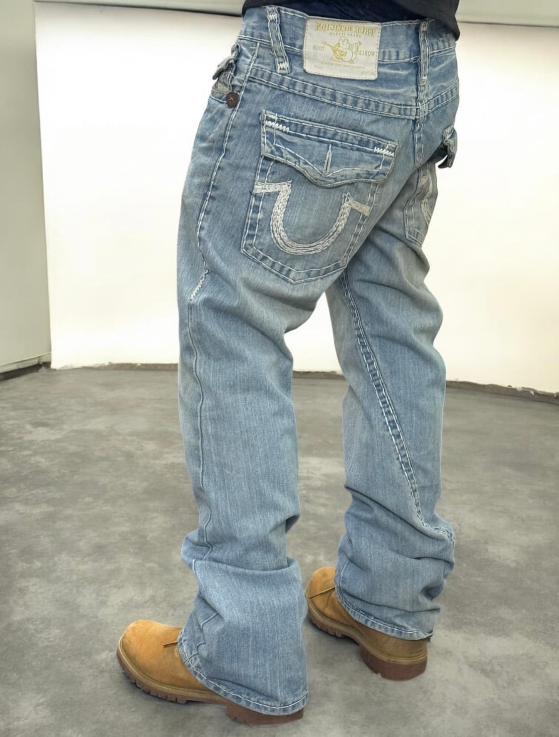 트루릴리전 월드투어 플레어 부츠컷 데님팬츠 상품이미지2