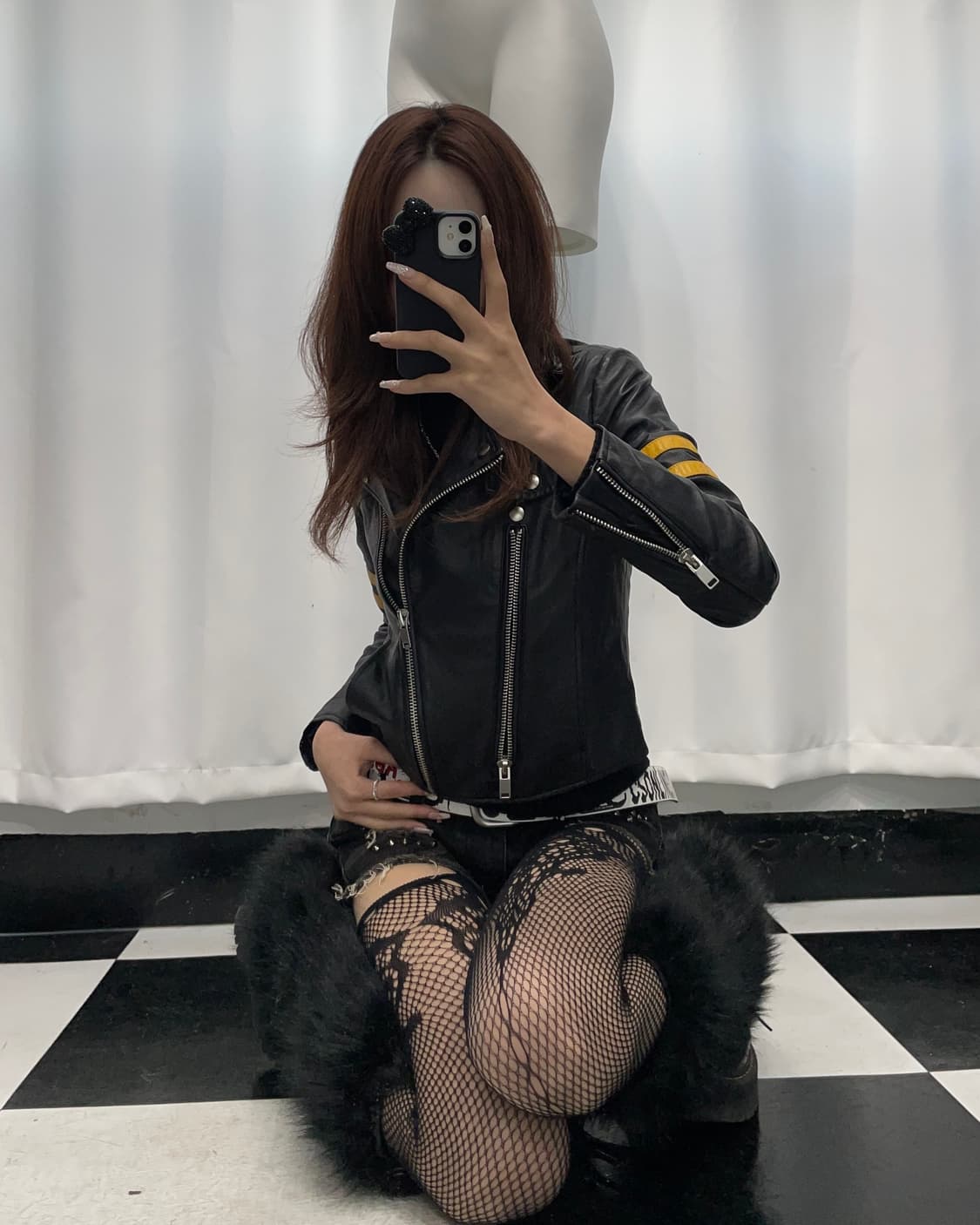 🎸블랙 레더 자켓🎸 상품이미지4