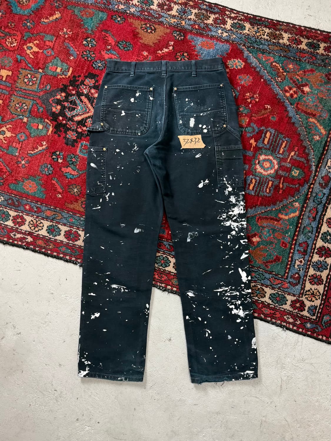 OG USA Made 칼하트 더블니 블랙 칼하트 B01 썩블니 상품이미지4