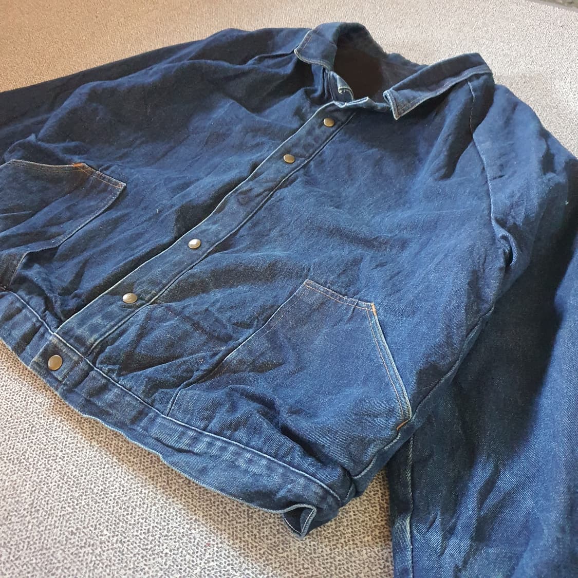 70s 미국 수입 워크 데님 자켓no.17 상품이미지2