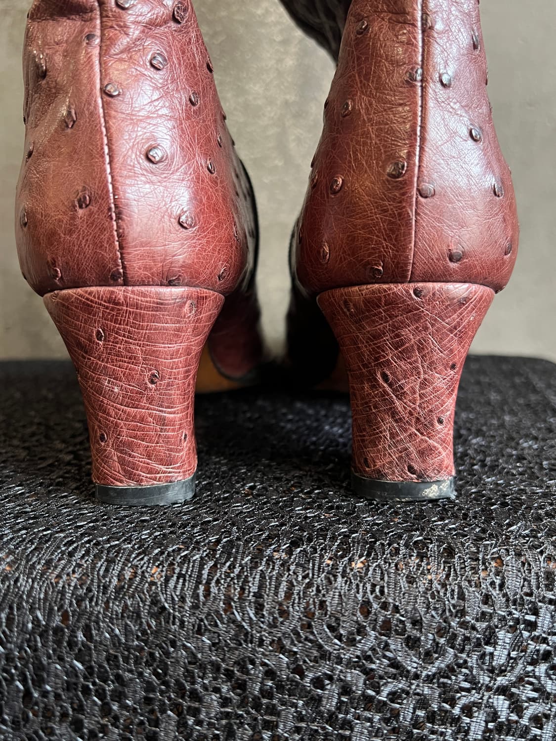 안젤로 코폴라 오스트리치 레더 앵클 부츠 상품이미지7