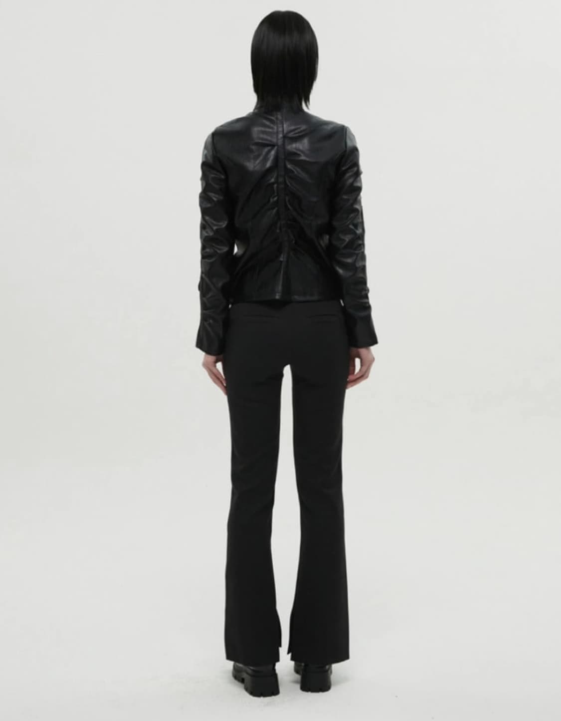 나체 셔링 레더자켓  상품이미지2