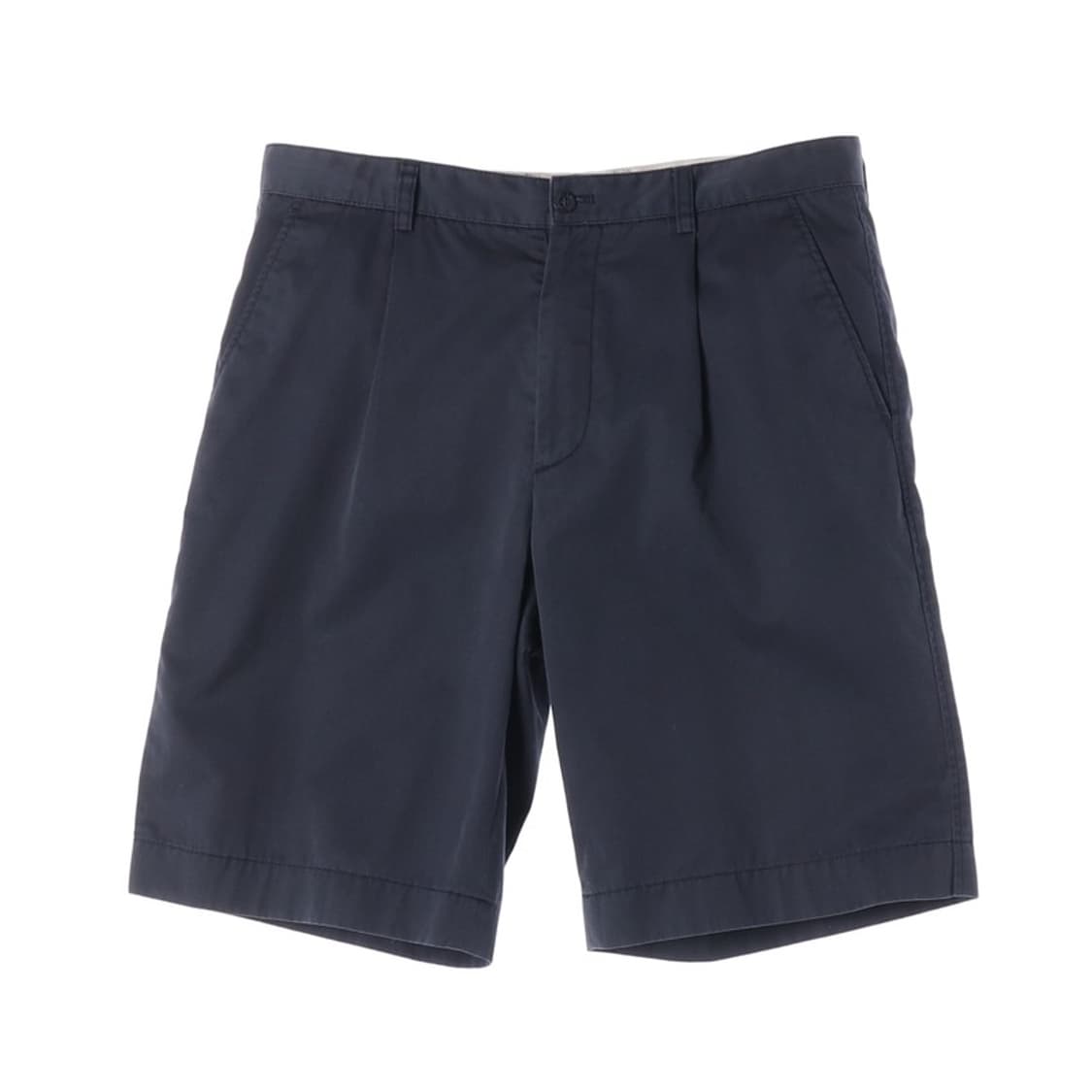 라코스테 네이비 투턱 치노 하프 팬츠 상품이미지1