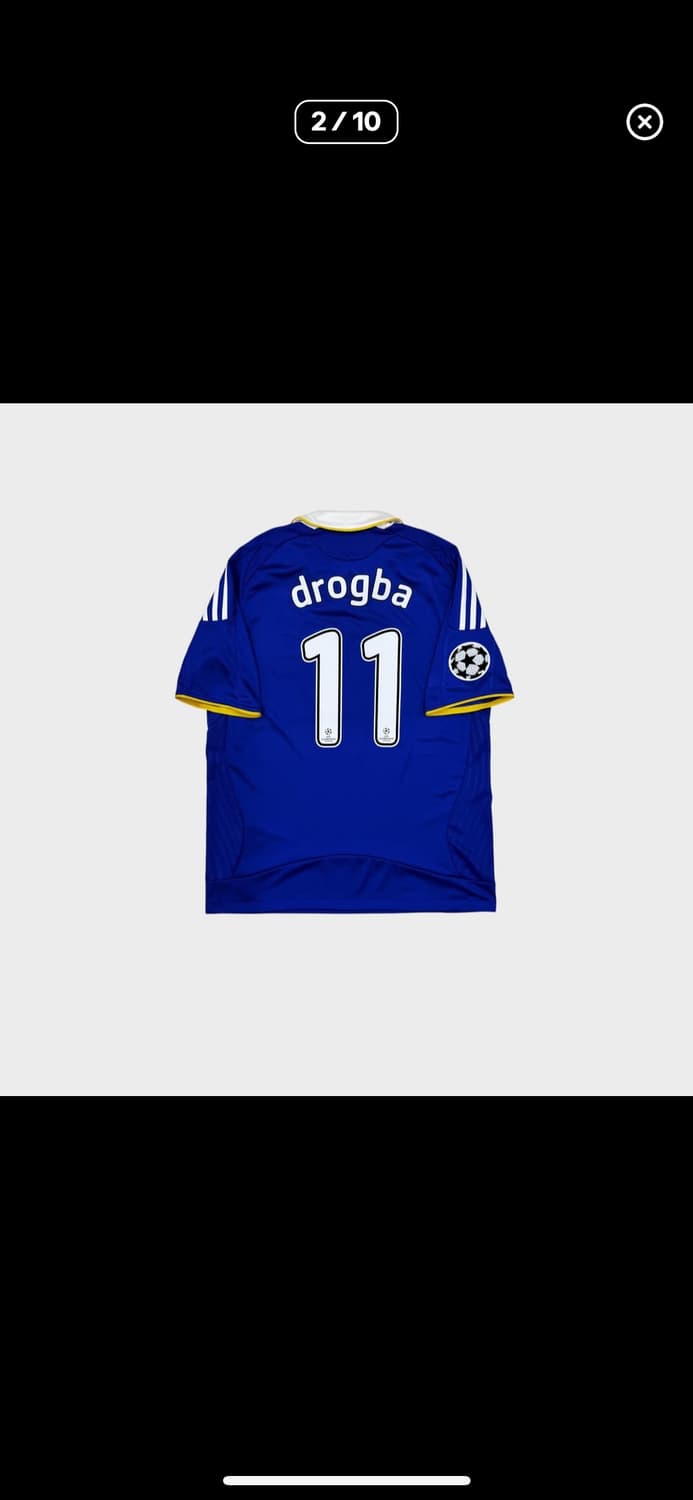 08-09시즌 첼시 챔스 드록바 유니폼 상품이미지2