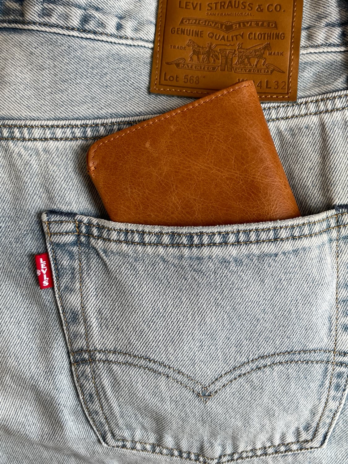 내추럴 크랙 가죽 지갑 상품이미지2