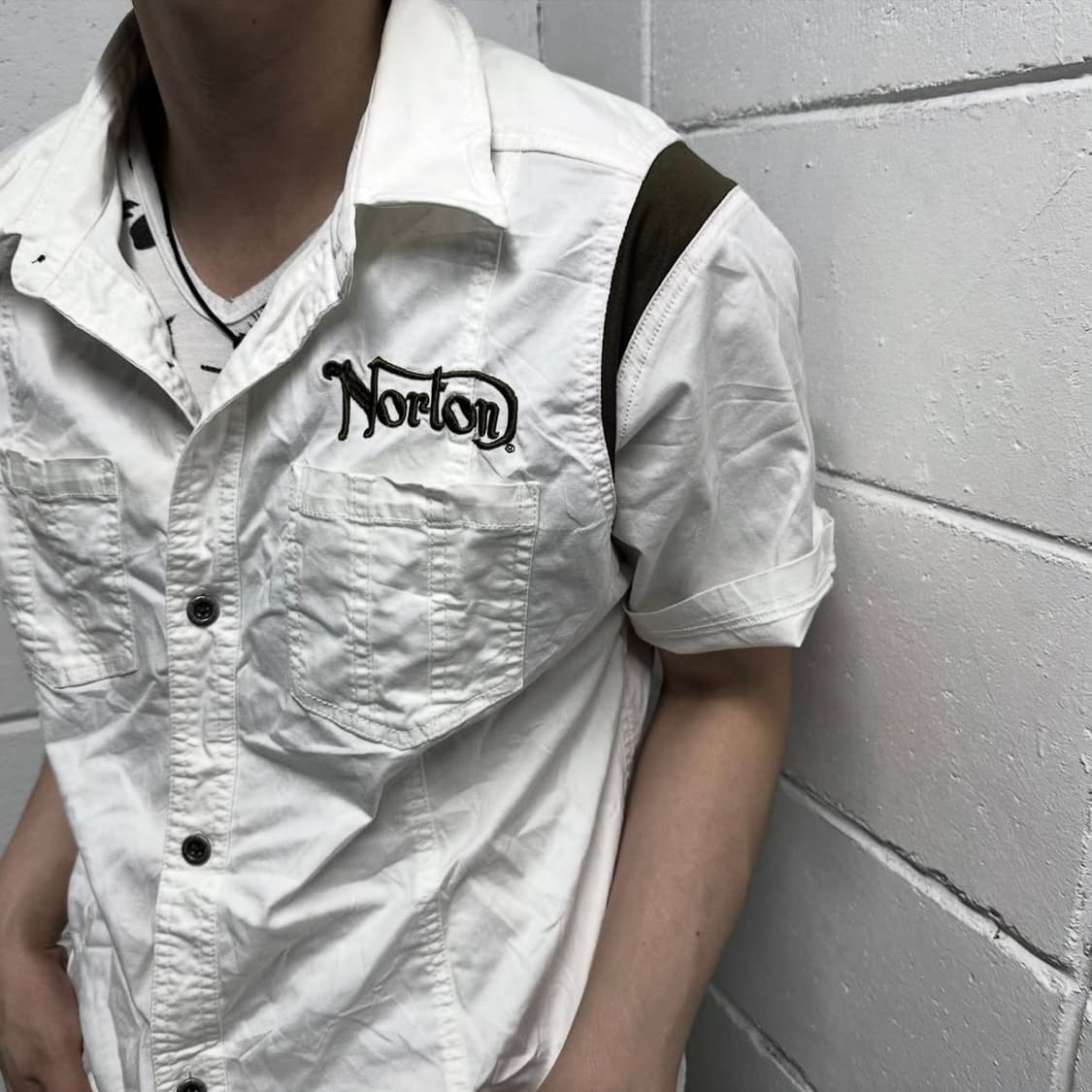 Norton back lettering short shirts 상품이미지2