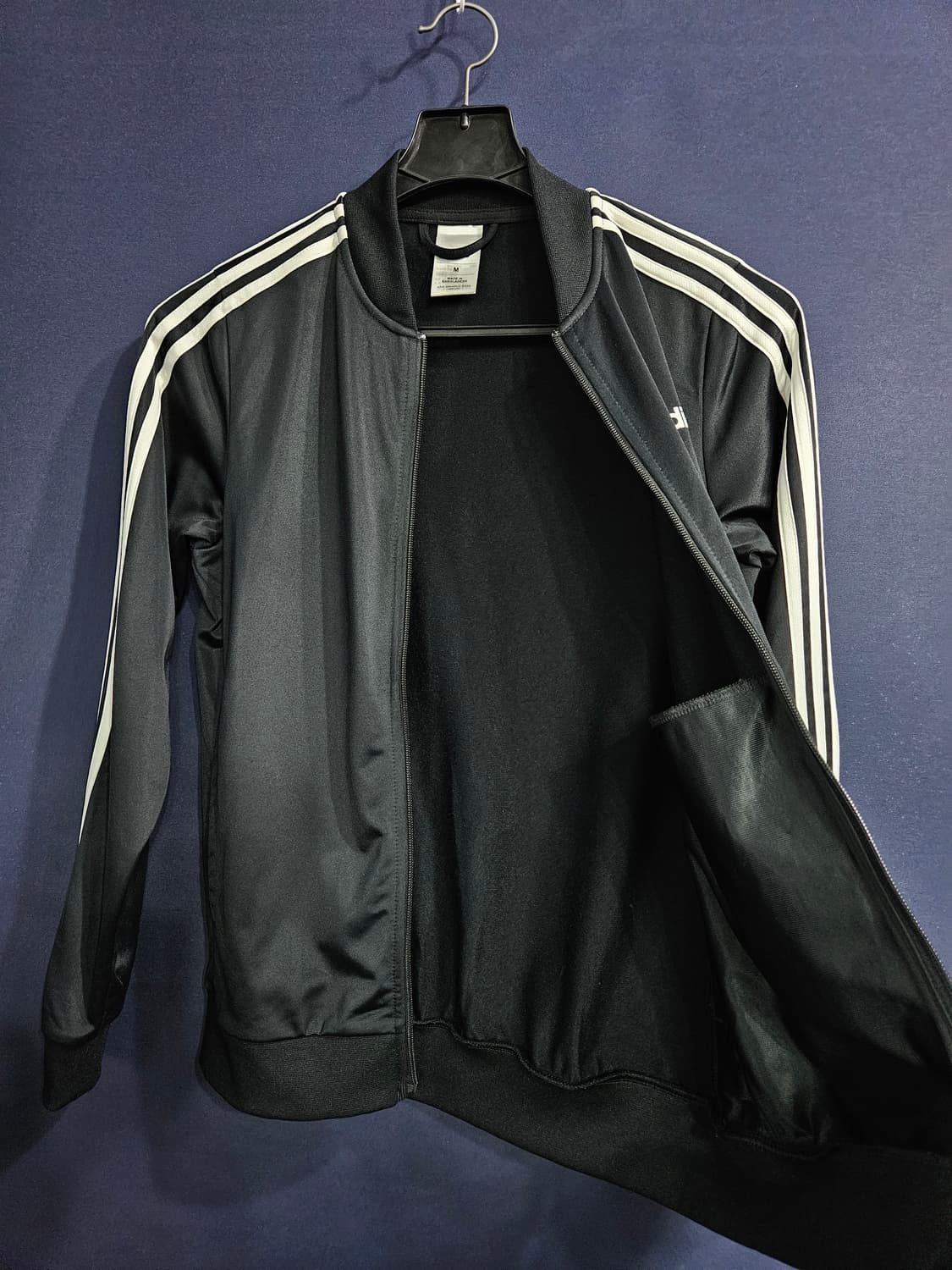 아디다스 삼선 블랙 남성 슬림핏 95 져지 상품이미지8