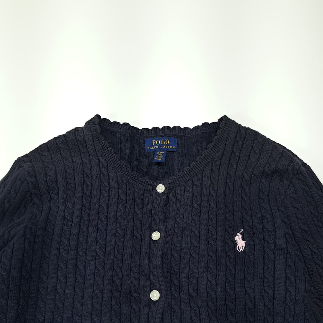 CL195 XL 폴로랄프로렌 케이블 니트 가디건 상품이미지2