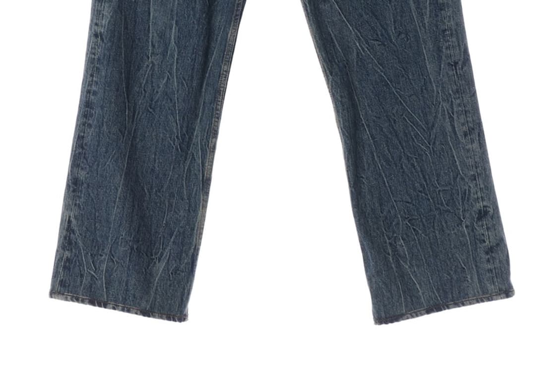 모드나인 주름 워싱 스트레이트 데님 30 상품이미지5